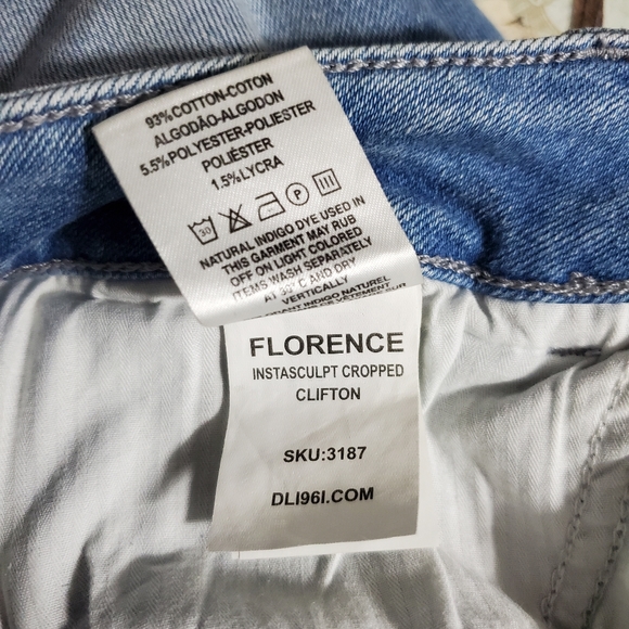 DL1961 Florence Cropped Skinny Jeans in Clifton - Picture 9 of 9